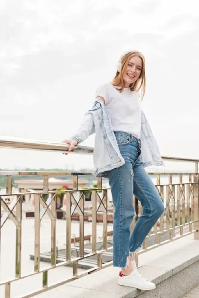 levis wedgie jeans mid size
